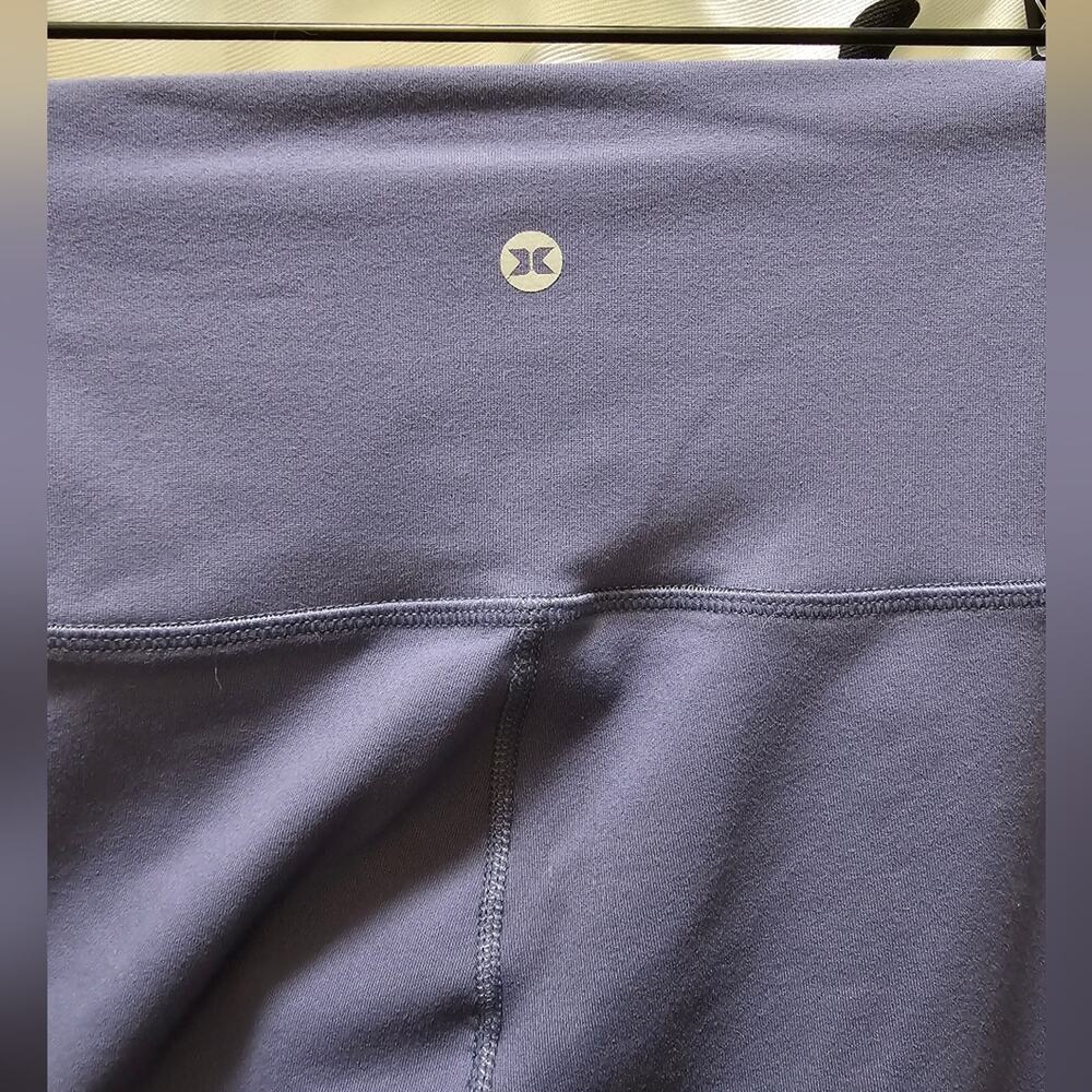 RBX blue skinny leg yoga athletic athleisure stretchy pocket leggings large - Picture 4 of 6